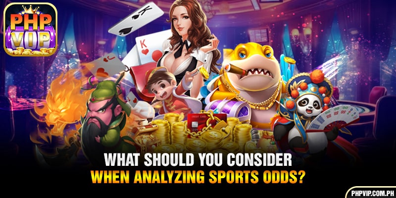 What factors should be kept in mind when analyzing sports odds?