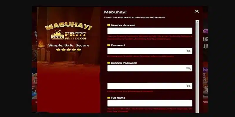 {11} Step 1: To begin “ <strong>FB777 com login</strong> ”, navigate to the casino's homepage and select the option to register. Be cautious as there are many fraudulent sites, and selecting one mistakenly could lead to your data being compromised.