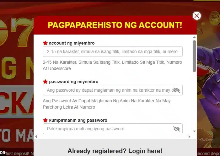 {38} Every player is allowed to create only one betting account.